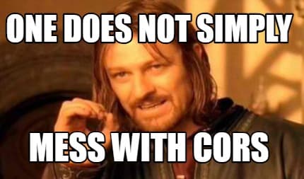 Fixing the CORS error by hosting your own proxy on Heroku